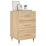 Bedside Cabinet Sonoma Oak 40x40x66 cm Engineered Wood 827639