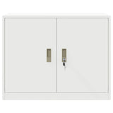Storage Cabinet White 90 x 40 x 70 cm Steel 891639