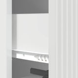 Drawer Cabinet High Gloss White 33 x 34.5 x 90 cm 894619