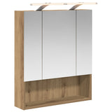 Bathroom Mirror Cabinet Artisian Oak 60 x 14.5 x 70 cm 889198