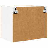 Hanging Cabinet 2 pcs Old Wood and White 50 x 31 x 40 cm 884159