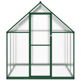 Greenhouse with Base Frame Green 169x169x195 cm Aluminium 4005829