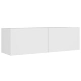 8 Piece TV Cabinet Set White Engineered Wood 3114222