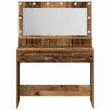 Dressing Table Old Wood 100 x 41 x 135 cm Engineered Wood 865107