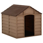 Dog House Brown 71x71.5x68 cm PP 316180
