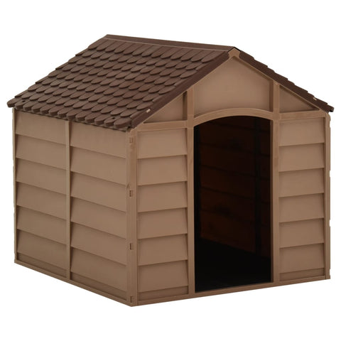 Dog House Brown 71x71.5x68 cm PP 316180