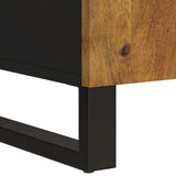 Sideboard with 2 Doors 90x33x75 cm Solid Wood Mango 352928