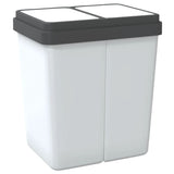 Dual Bin White 2x25 L 154981