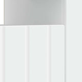 LED TV Cabinet White Engineered Wood 896465