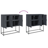 Highboard Anthracite 100.5x39x107 cm Steel 846538