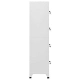 Locker Cabinet with 4 Compartments 38x45x180 cm 244475