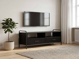 TV Cabinet 99.5 x 33 x 50 cm Black Oak Engineered Wood 8013692