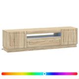 LED TV Cabinet Sonoma Oak Engineered Wood 897787