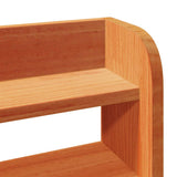 Bed Frame without Mattress Wax Brown 140x200 cm Solid Wood Pine 3306929