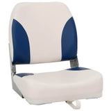 Foldable Boat Seat 2 Set with Blue-white Pillow 272242