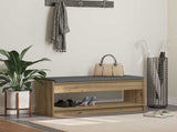 Hall Bench with Cushion with Shelf Artisan Oak 103 x 38 x 45 cm 891591