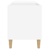 Record Cabinet White 84.5x38x48 cm Engineered Wood 831941
