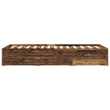 Bed Frame with Storage Old Wood 80 x 200 cm Engineered Wood 3429608