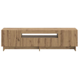 LED TV Cabinet Artisan Oak Engineered Wood 896034