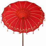 Balinese Parasol Red 210-220 cm Cotton, solid wood 3356899