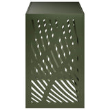 Air Conditioner Cover Olive Green 110 x 50 x 80 cm Steel 8014111
