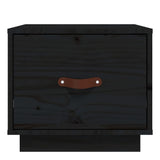 Bedside Cabinets 2 pcs Black 40x34x35 cm Solid Wood Pine 818294