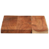 Table Top 60x40x2.5 cm Rectangular Solid Wood Acacia 370904