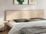 Bed Headboard 204x6x82.5 cm Solid Wood Pine 819190