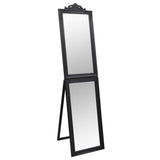 Free-Standing Mirror Black 45x180 cm 351527