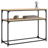 Console Table Sonoma Oak 100x35.5x75 cm Engineered Wood 834066
