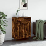 ZNTS Sideboard Smoked Oak 69.5x34x90 cm Engineered Wood 827953