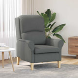 Armchair Dark grey 76 x 94 x 102 cm Fabric 42009841