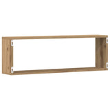 Wall Shelf 4 pcs Artisan oak 80 x 15 x 26 cm Engineered wood 862642