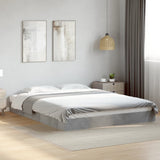 Bed Frame without Mattress Concrete Grey 160x200 cm 842010
