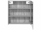 Bathroom Mirror Cabinet with Door Grey Sonoma 50 x 14.5 x 70 cm 889044
