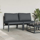 Outdoor Furniture 2 Piece Anthracite 80 x 80 x 71 cm Steel 42009988