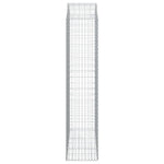 Arched Gabion Basket 150x50x220/240 cm Galvanised Iron 153461