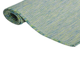 Outdoor Flatweave Rug 140x200 cm Turquoise 340803