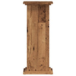 ZNTS Plant Stand Old Wood 33x33x80 cm Engineered Wood 852976