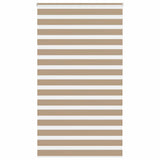 Zebra Blind Sand Brown 125x200 cm Fabric Width 120.9 cm Polyester 4014578