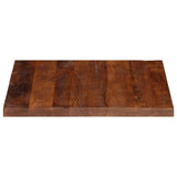 Table Top 70x70x3.8 cm Square Solid Wood Reclaimed 371268