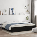 Bed Frame with Drawers without Mattress Black 160x200 cm 3207260