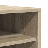 808948 Shoe Cabinet Sonoma Oak 60x35x92 cm Engineered Wood