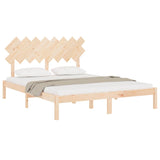 Bed Frame without Mattress 160x200 cm Solid Wood 3104878