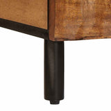 Coffee Table Brown 80 x 50 x 40 cm Solid Mango Wood 4017905