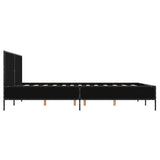 Bed Frame without Mattress Black 150x200 cm King Size 3280002