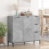 Sideboard Concrete Grey 89.5 x 33 x 82 cm Engineered Wood 883457