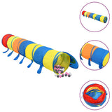 Children Play Tunnel with 250 Balls Multicolour 245 cm Polyester 3107762