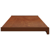 Window Sill Brown wood 120 x 35 x 4.5 cm PVC 42046918