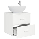 Wall-Mounted Sink Vanity White 49.5 x 44.5 x 66.5 cm 890302